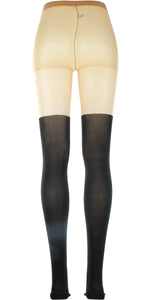 Deadpool Logo Front Stripe Footed Tights