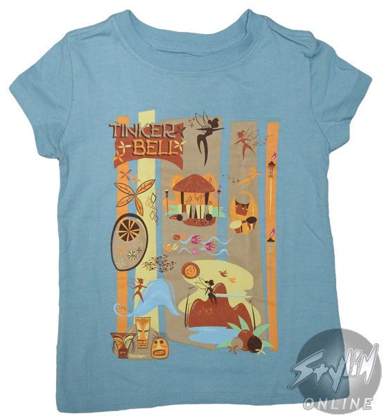 Tinkerbell Tiki Girls T-Shirt