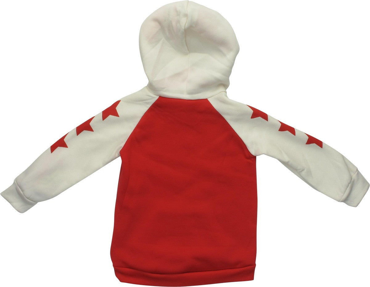 Wonder Woman Logo and Stars Toddler Hoodie