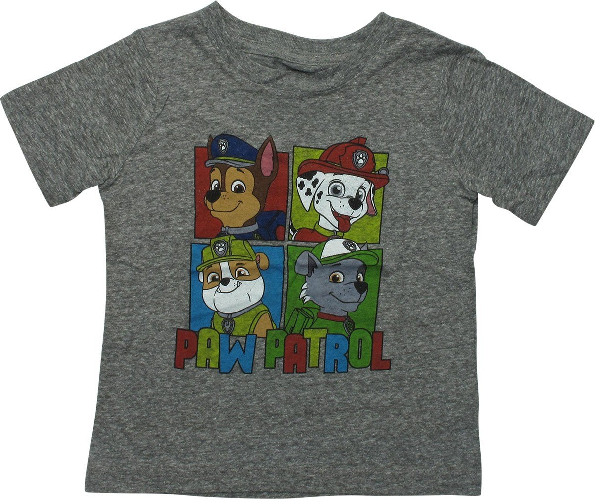 Paw Patrol Career Squares Toddler T-Shirt