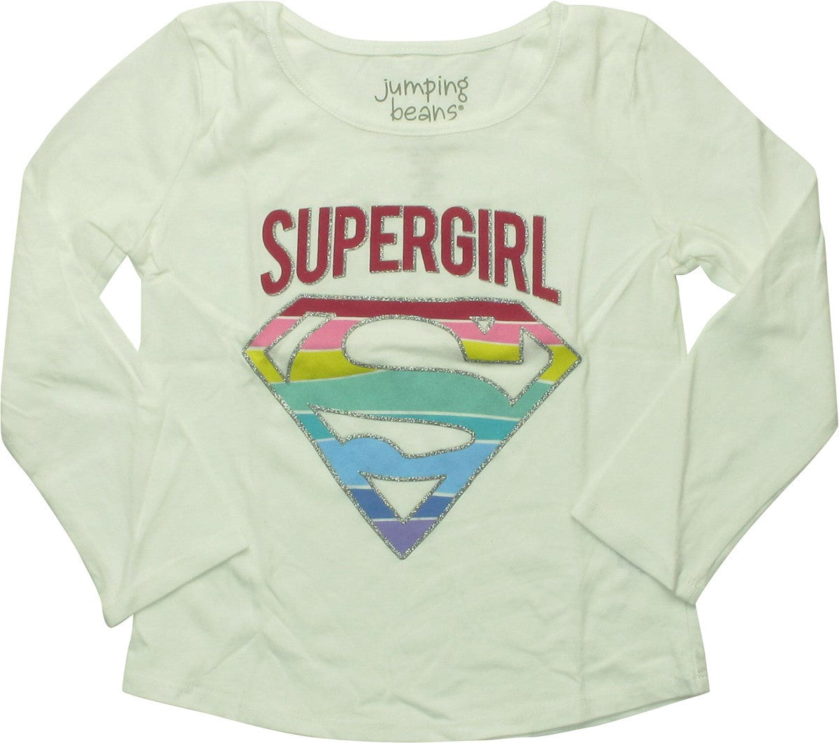 Supergirl Glitter Logo Toddler T-Shirt