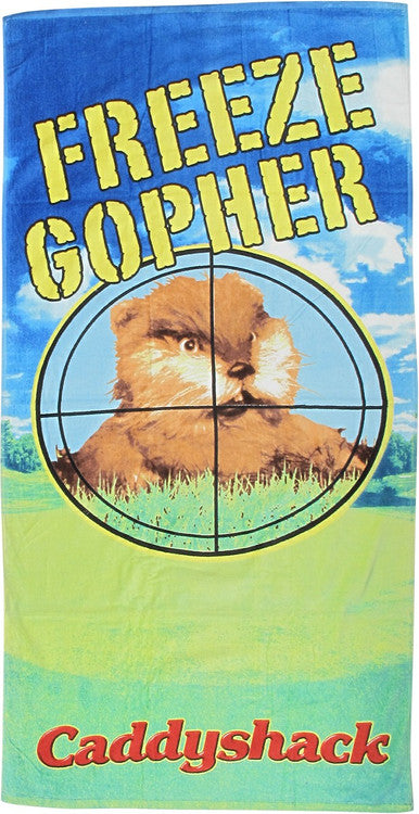 Caddyshack Freeze Gopher Towel