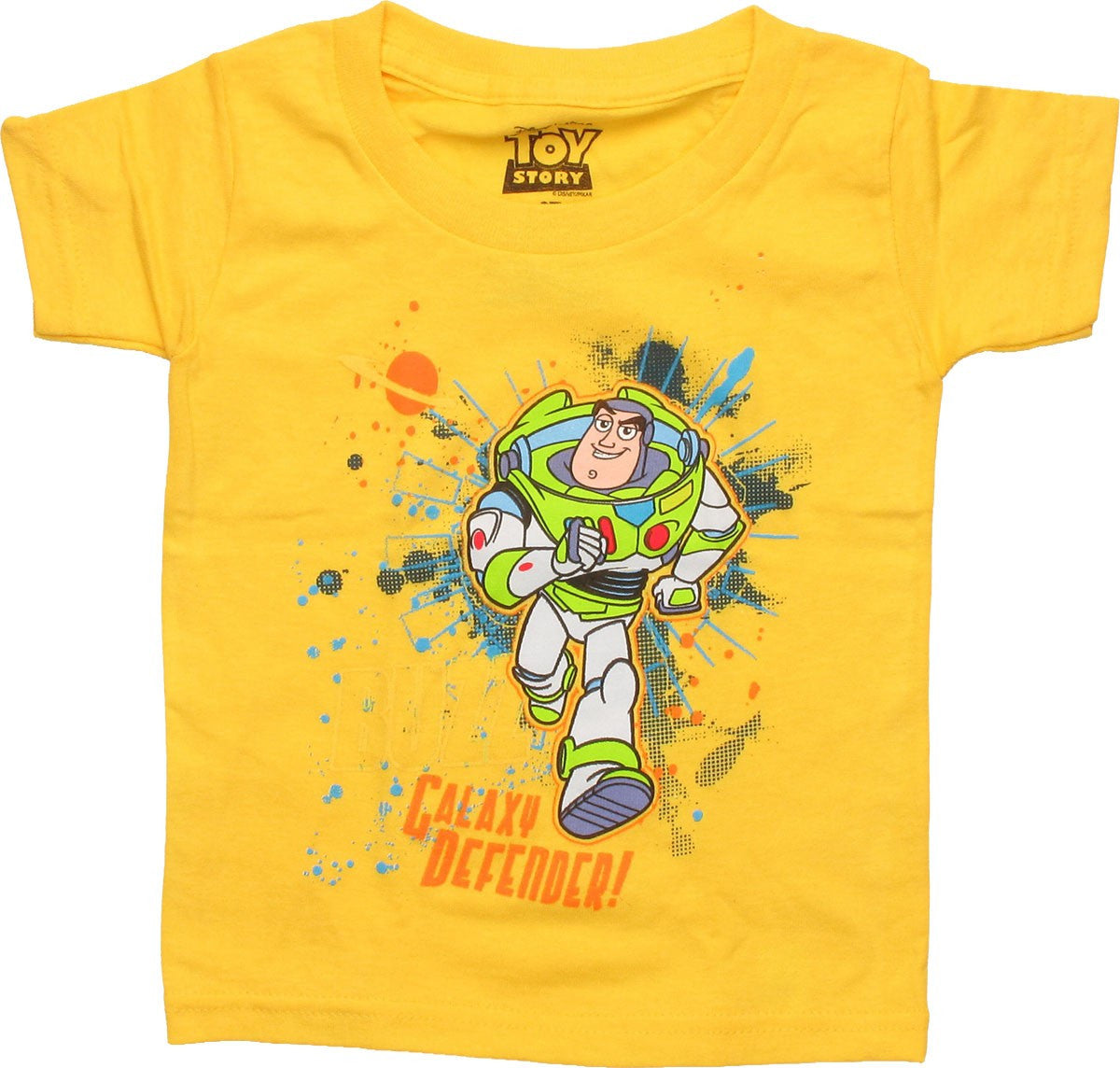 Toy Story Buzz Defender Yellow Toddler T-Shirt