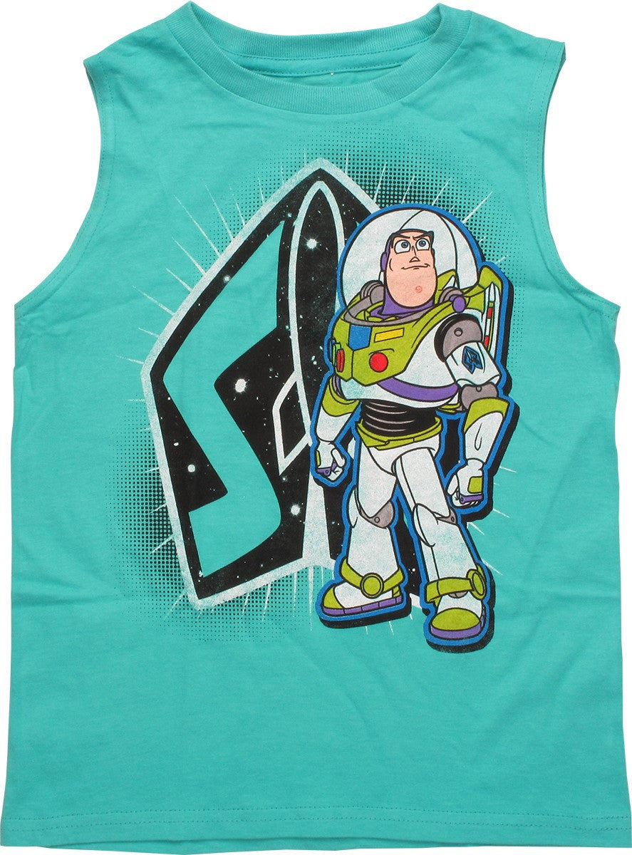 Toy Story Buzz Ship Tank Top Juvenile T-Shirt