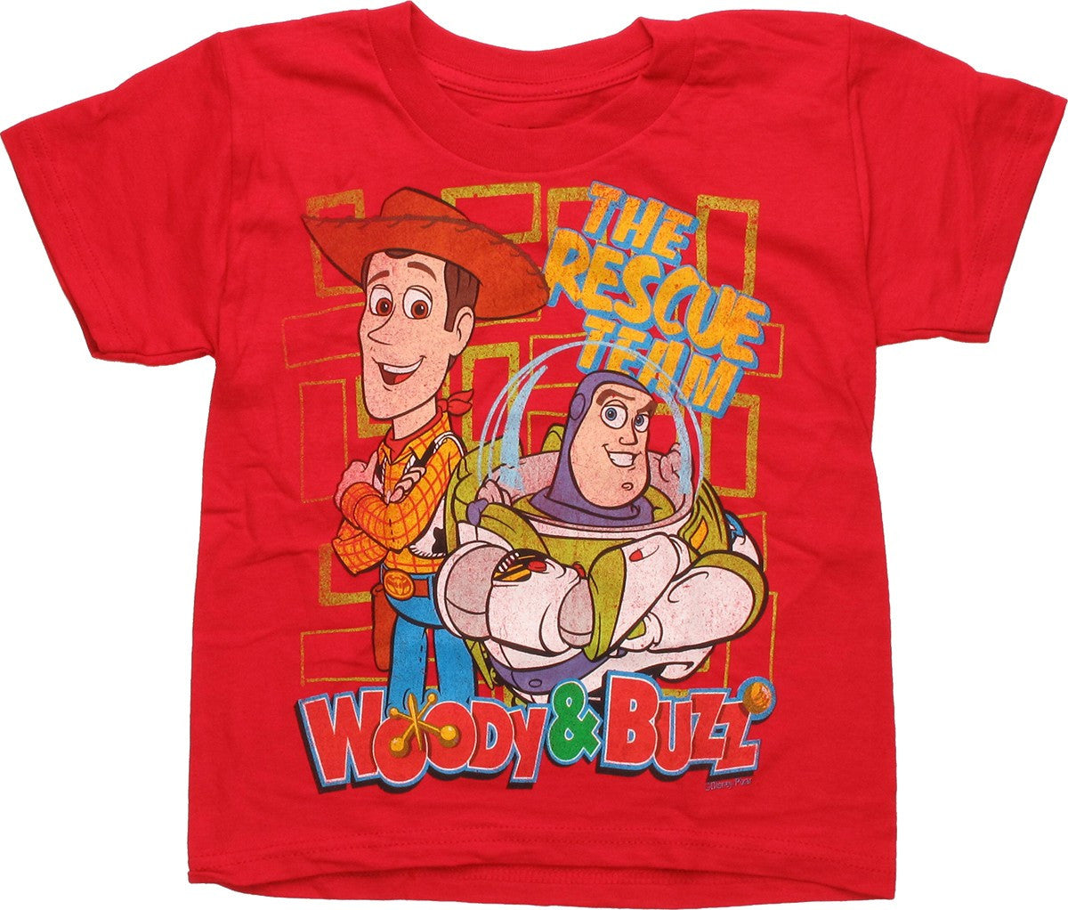 Toy Story Rescue Team Red Juvenile T Shirt