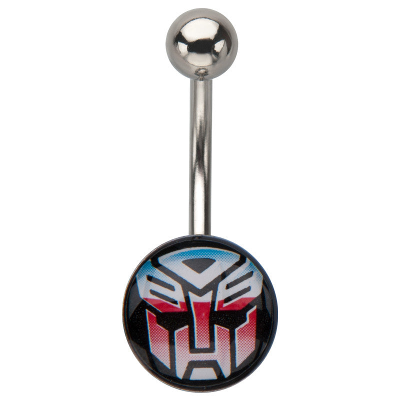 Transformers Autobot Logo Belly Ring