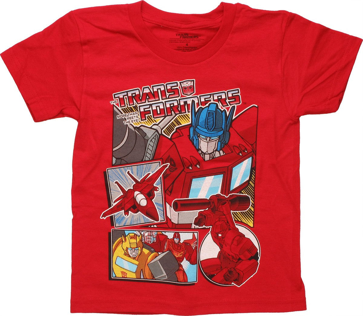 Transformers Comic Panels Juvenile T Shirt