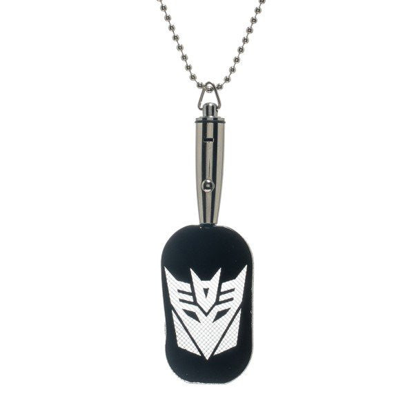 Transformers Decepticon LED Light Up Dog Tag