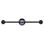 Transformers Decepticon Logo Industrial Barbell