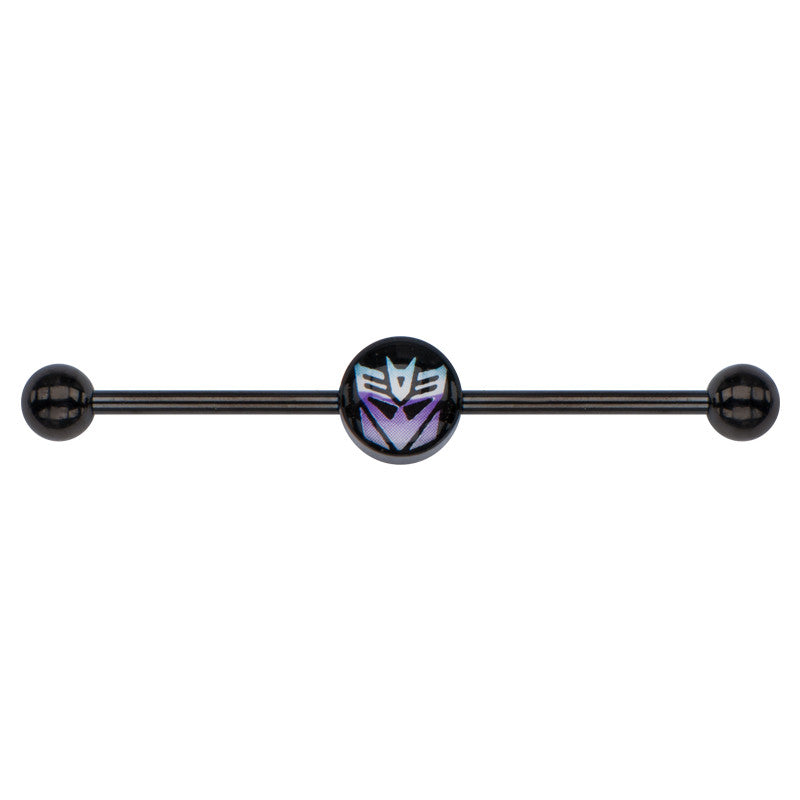 Transformers Decepticon Logo Industrial Barbell