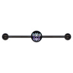 Transformers Decepticon Logo Industrial Barbell