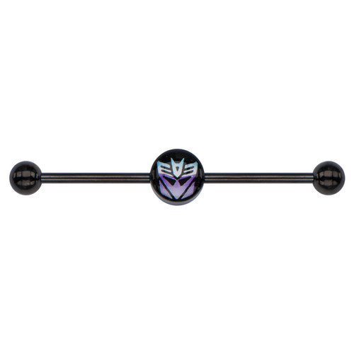 Transformers Decepticon Logo Industrial Barbell