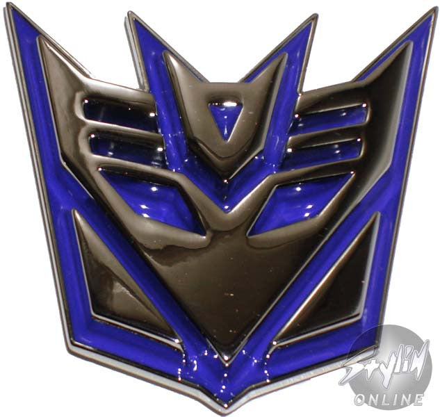 Transformers Decepticon Silver Buckle