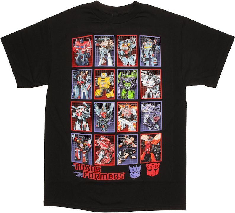 Transformers G1 Box Art T Shirt
