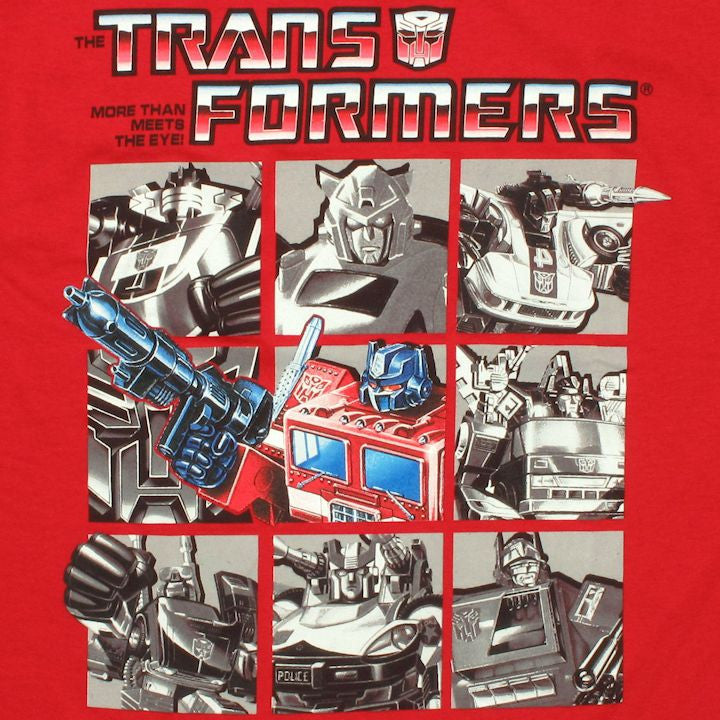 Transformers Gray Box Group Youth T Shirt