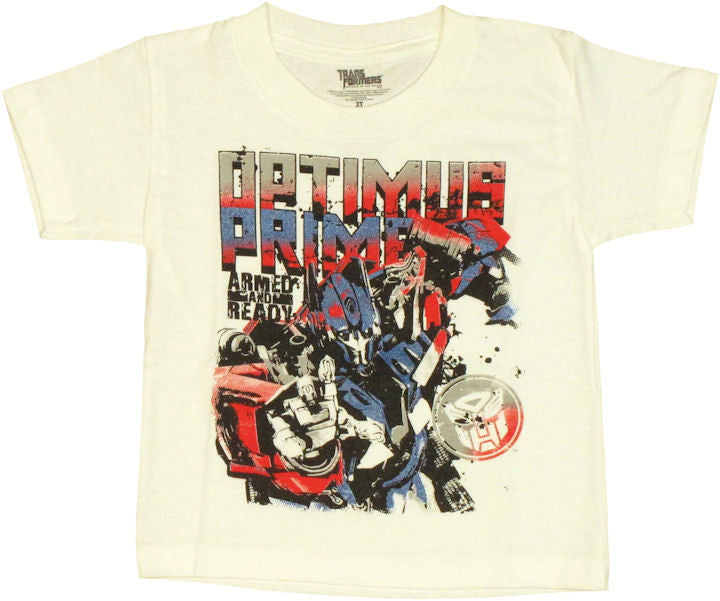 Transformers Optimus Armed Ready Toddler T Shirt