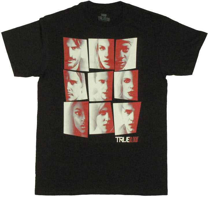 True Blood Faces T Shirt