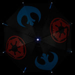 Star Wars Empire Rebel Logos LED Light Umbrella