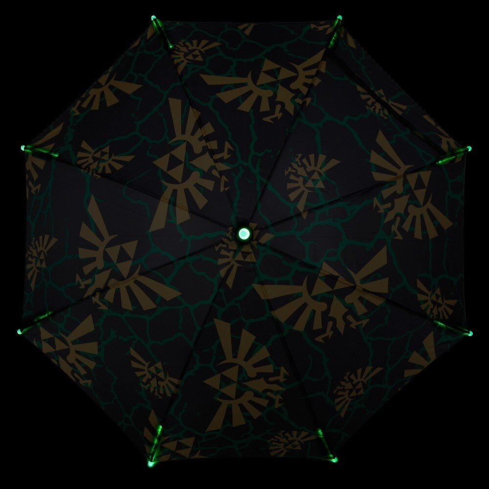Zelda Logo Allover Print LED Lighted Umbrella