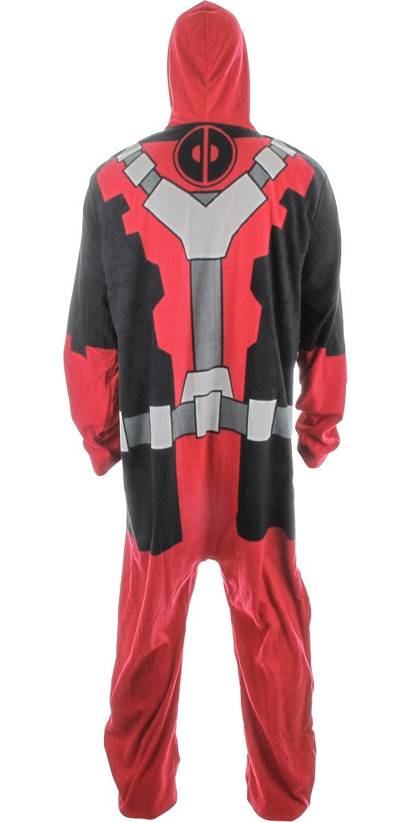Deadpool Costume Hooded Union Suit
