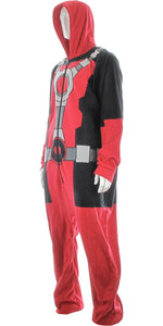 Deadpool Costume Hooded Union Suit