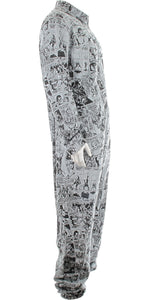 Marvel Vintage Comic Strip Collage Union Suit