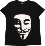 V for Vendetta White Mask Ladies T-Shirt