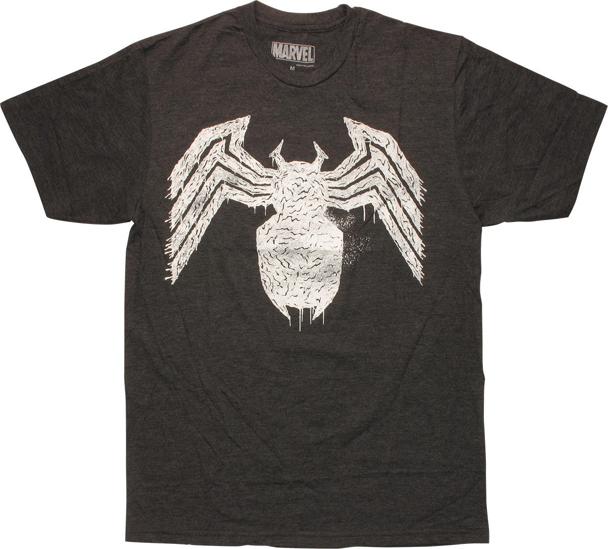 Venom Spider Logo Paint Drip T-Shirt Sheer
