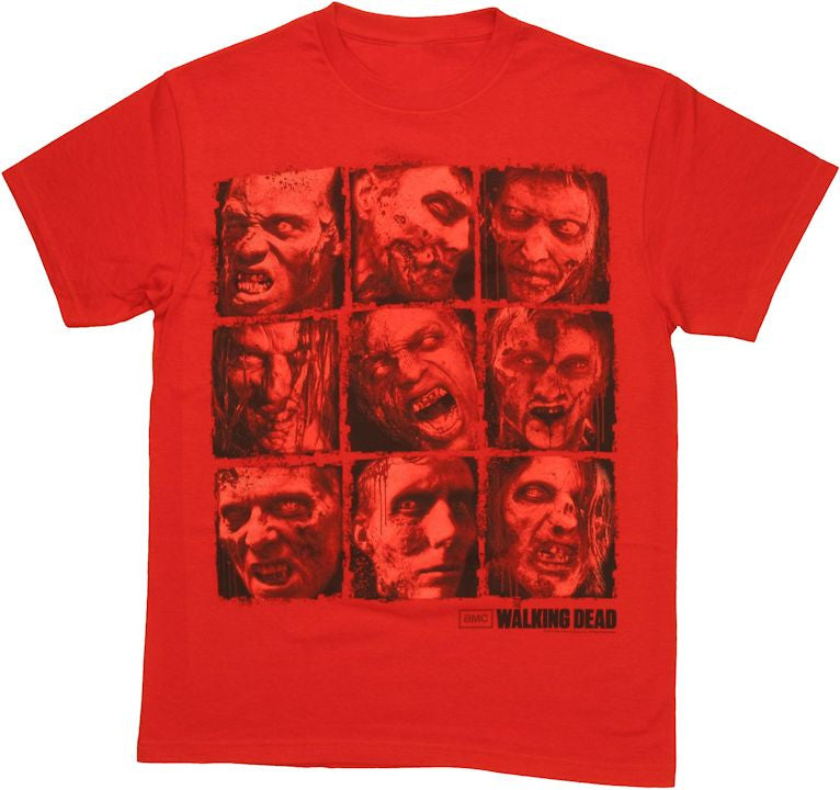 Walking Dead Boxed Walkers T Shirt