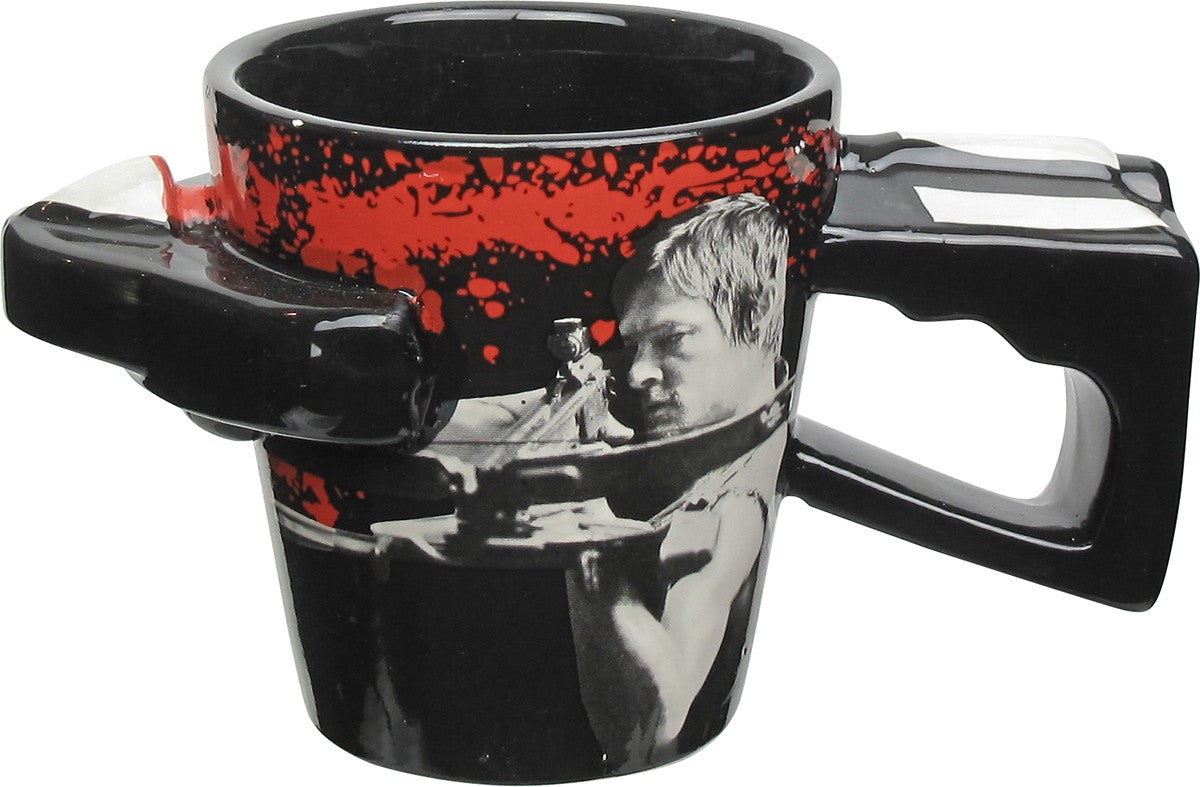 Walking Dead Daryl Aim Crossbow Sculpted Mug