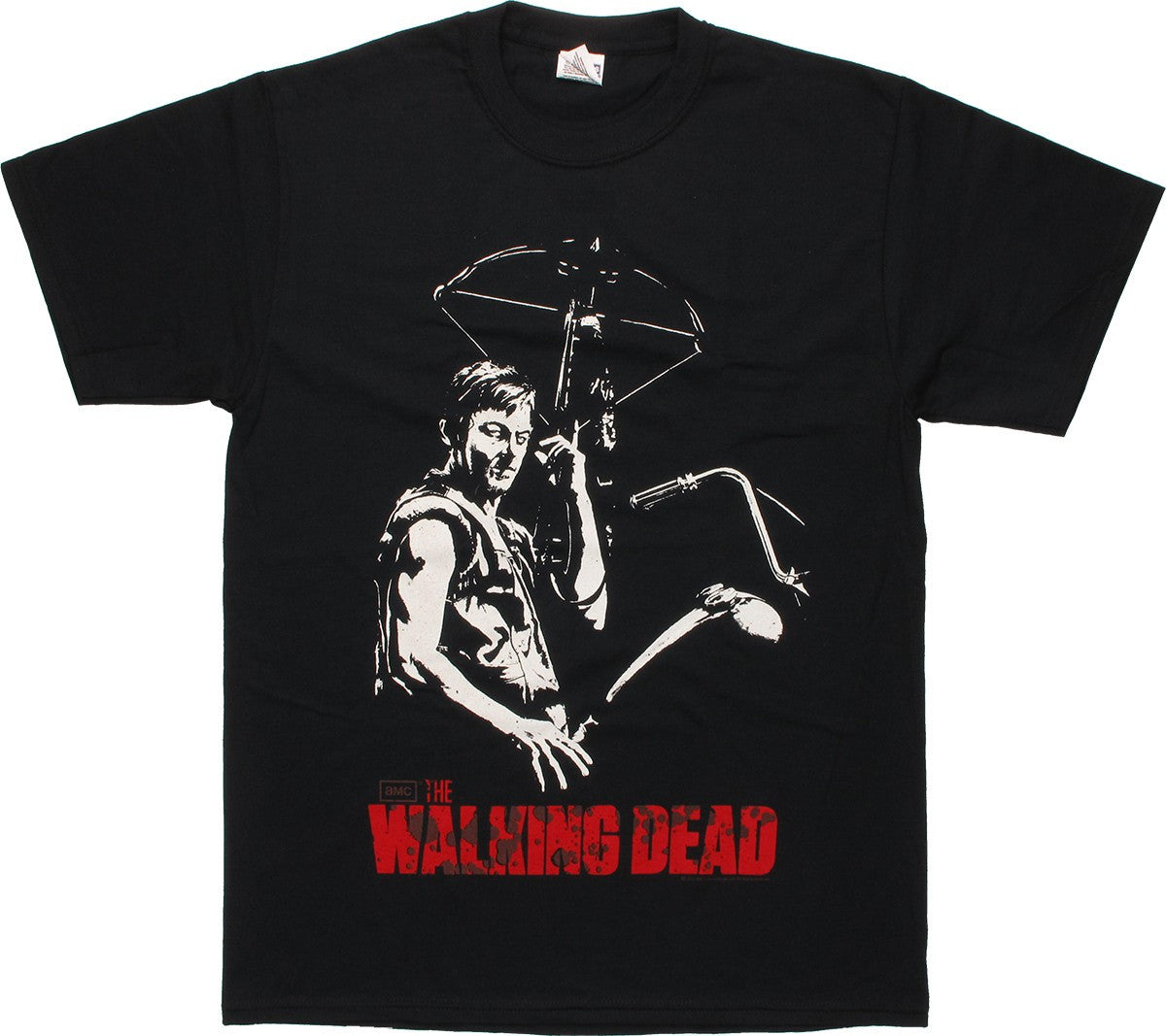 Walking Dead Daryl Pose on Bike T-Shirt
