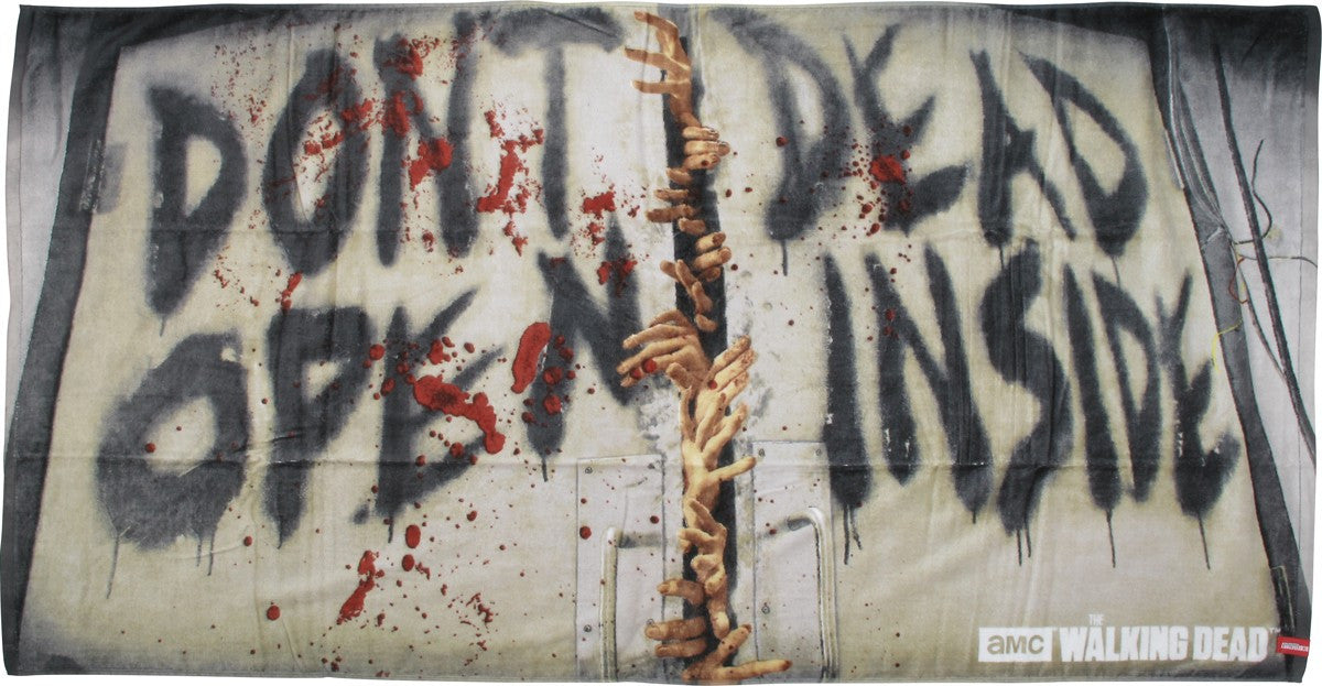 Walking Dead Do Not Open Dead Inside Towel