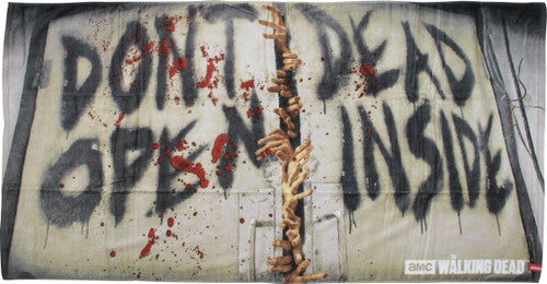 Walking Dead Do Not Open Dead Inside Towel