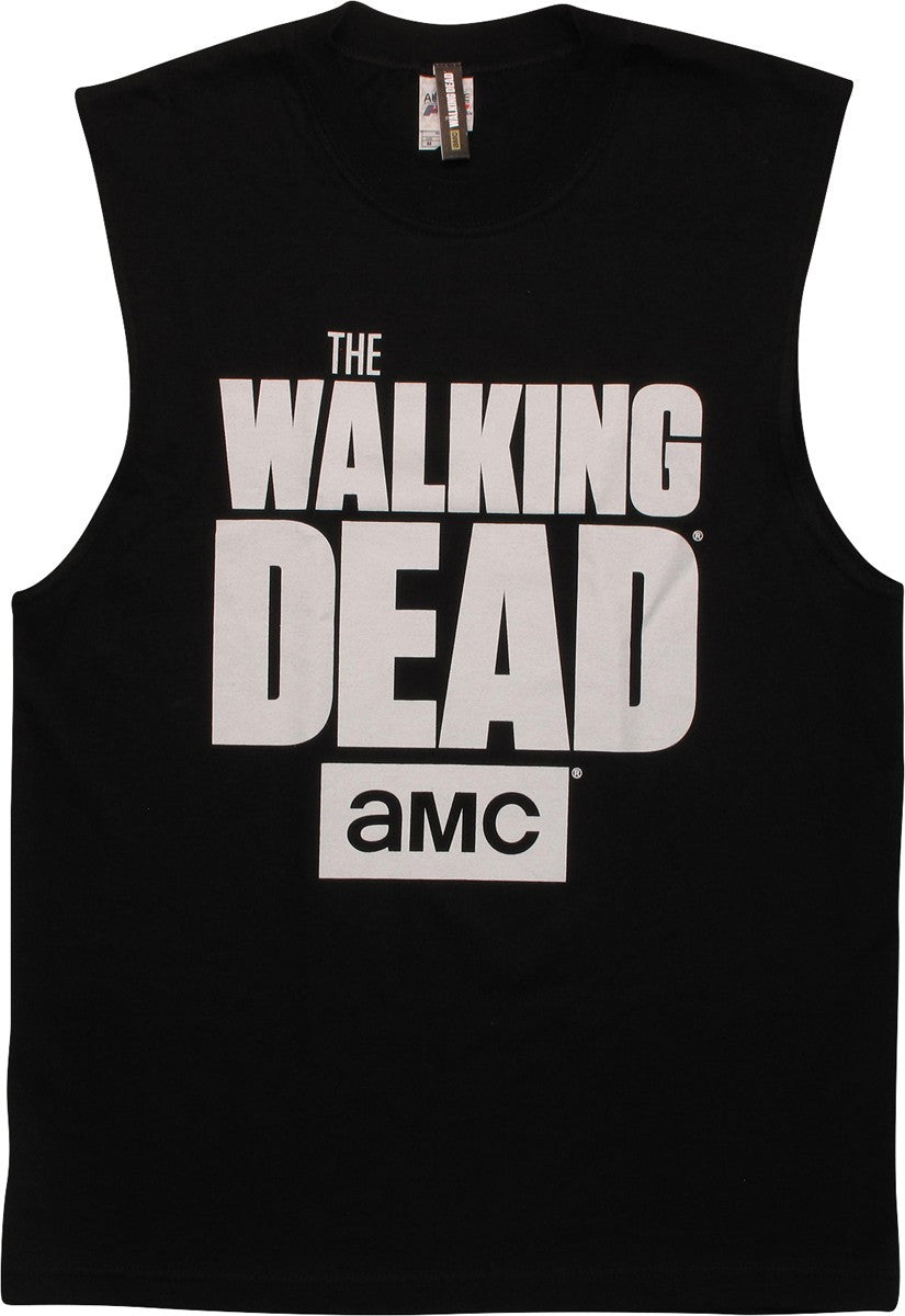 Walking Dead Logo Wings Muscle T-Shirt
