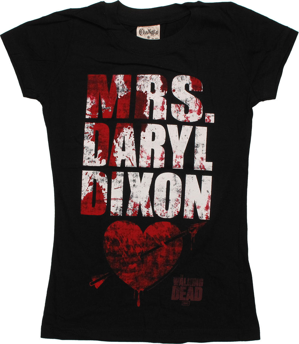 Walking Dead Mrs Daryl Dixon Baby Tee