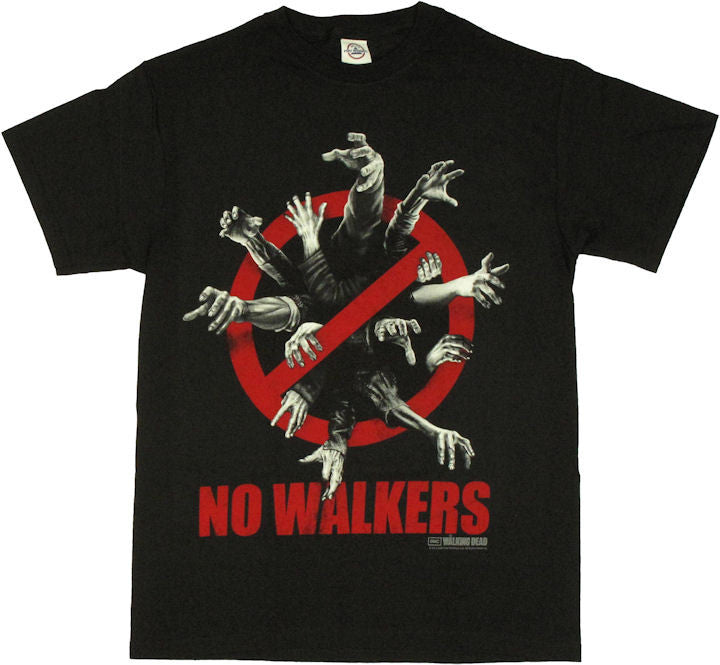 Walking Dead No Walkers T Shirt