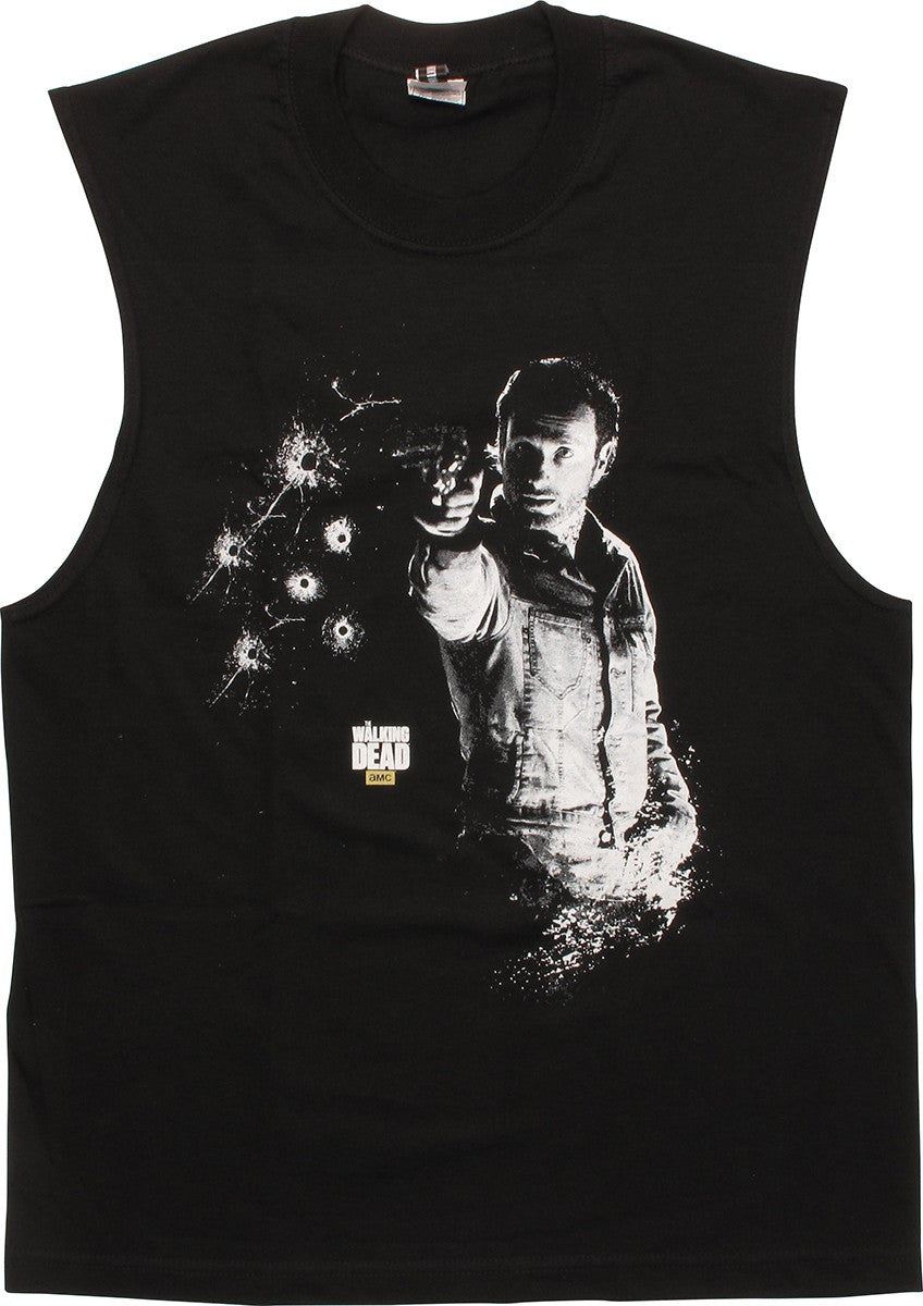 Walking Dead Rick Hunt Be Hunted Muscle T-Shirt