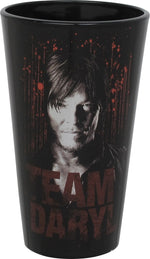 Walking Dead Team Daryl Rick Pint Glass Set