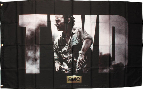 Twd Flags Walking Dead TWD Rick Grimes Banner Flag – Stylin Online