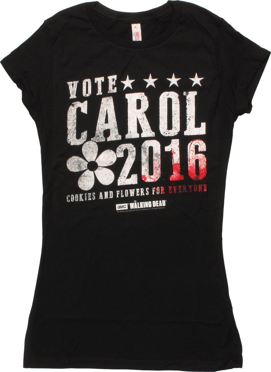 Walking Dead Vote Carol 2016 Junior T-Shirt