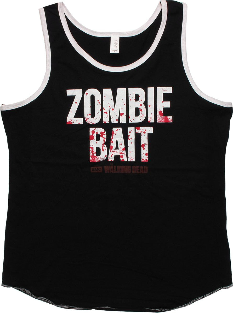Walking Dead Zombie Bait Ringer Tank Top