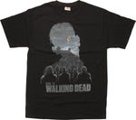 Walking Dead Zombie Silhouette Walkers T-Shirt
