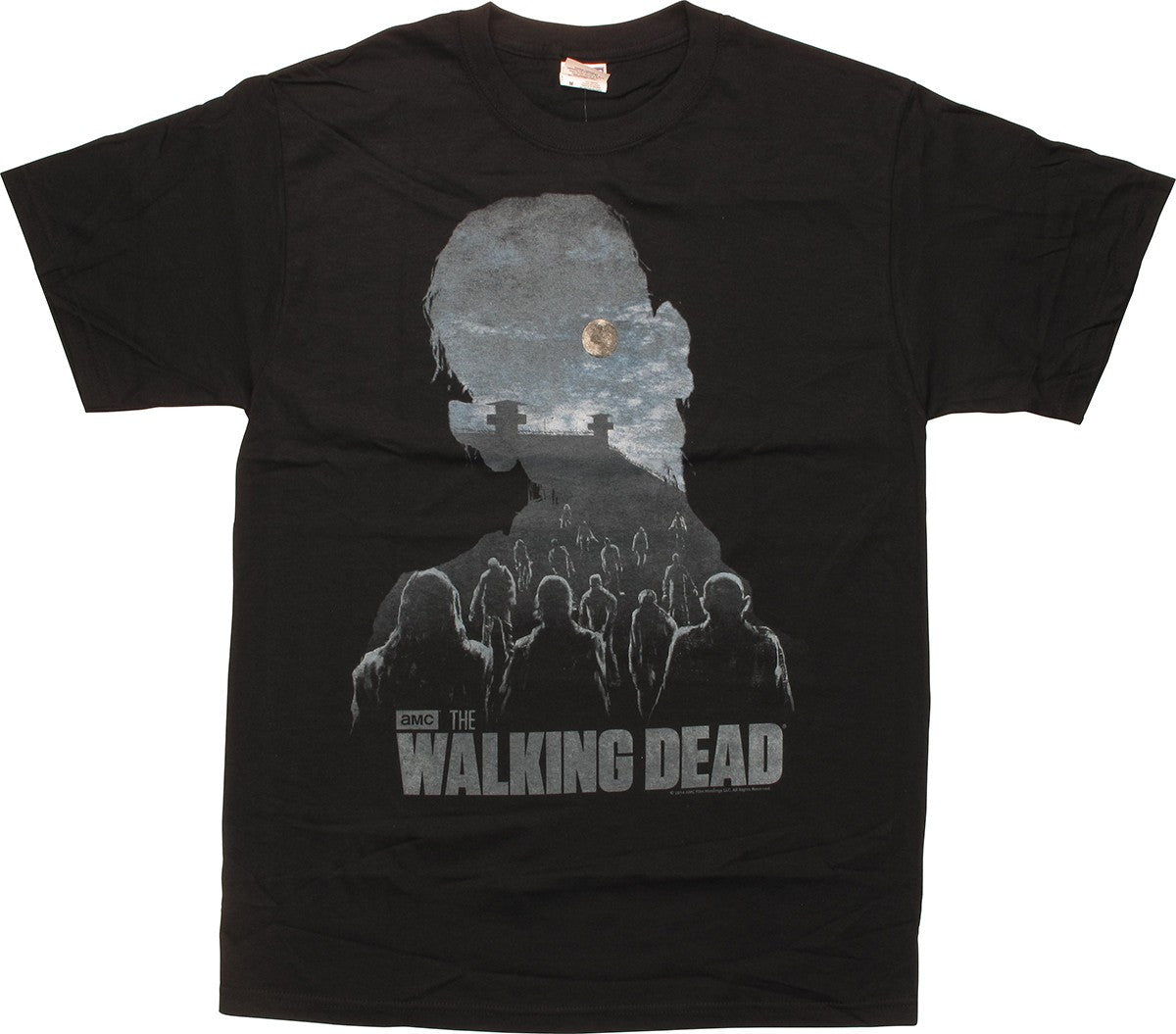 Walking Dead Zombie Silhouette Walkers T-Shirt