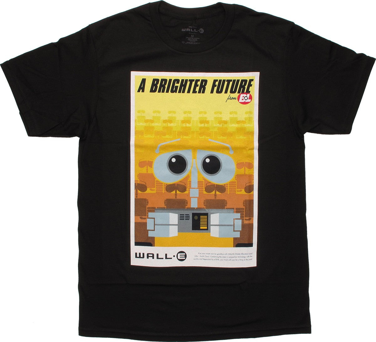 Wall E Brighter Future Poster T Shirt Sheer