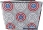 Captain America Shield Pattern Bi-Fold Wallet
