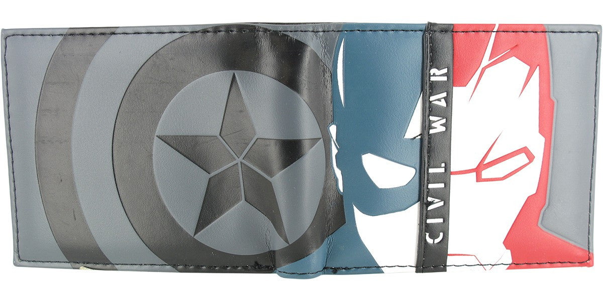 Captain America Civil War Keychain and Wallet Set