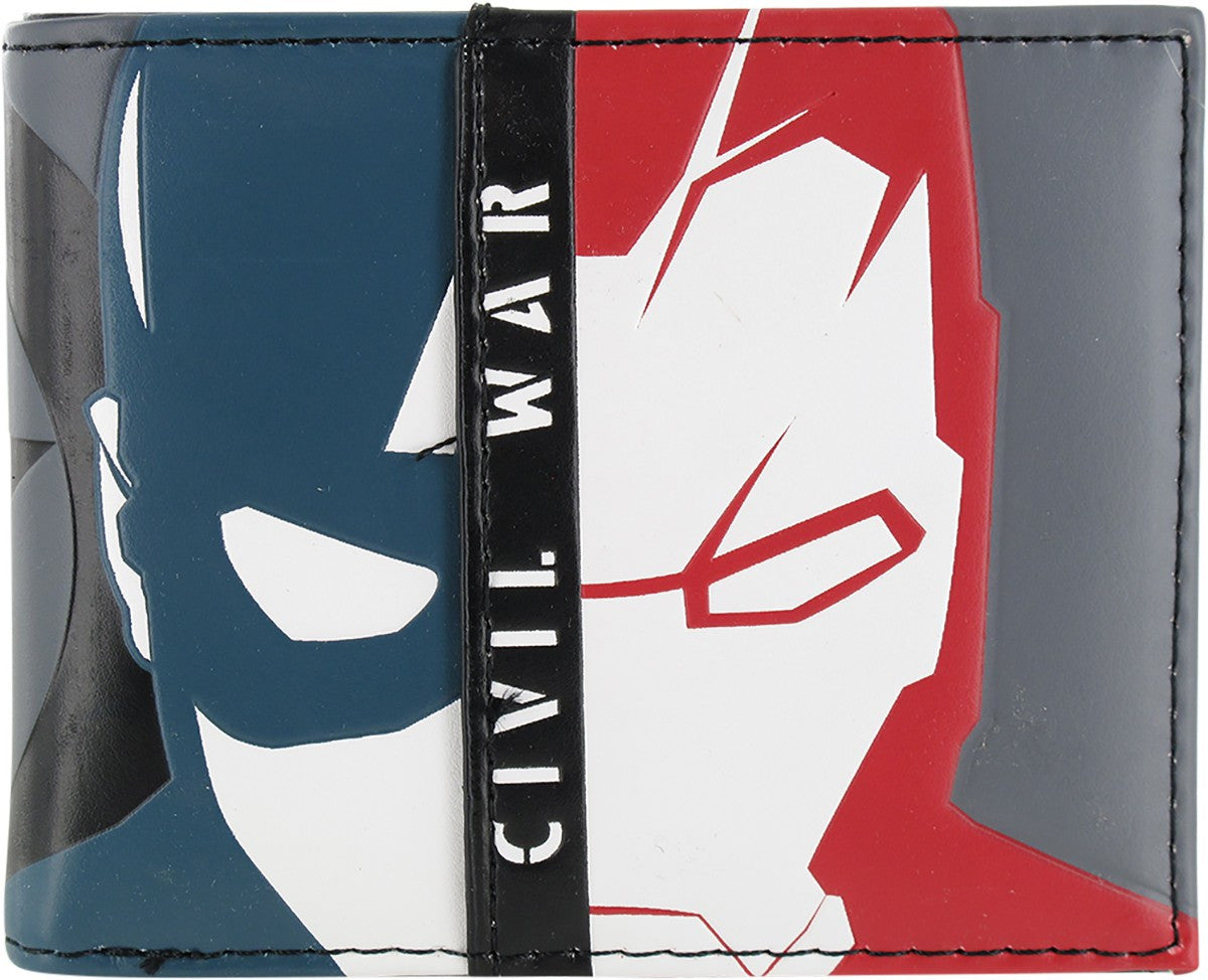 Captain America Civil War Keychain and Wallet Set