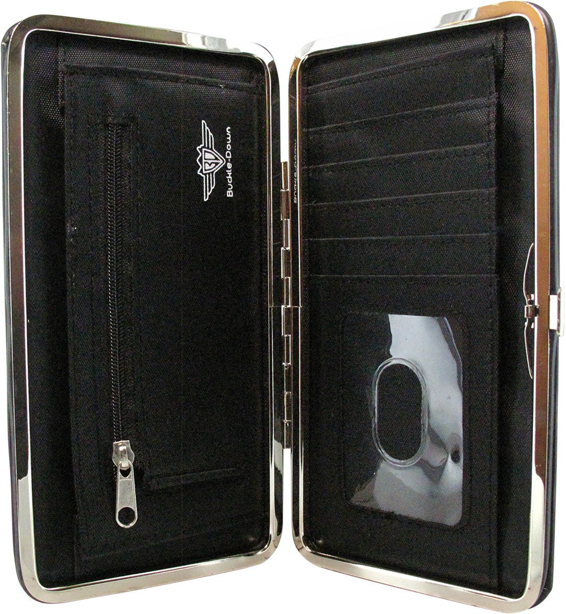 Captain America Shield Logo Navy Clutch Wallet