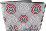 Captain America Shield Pattern Wallet
