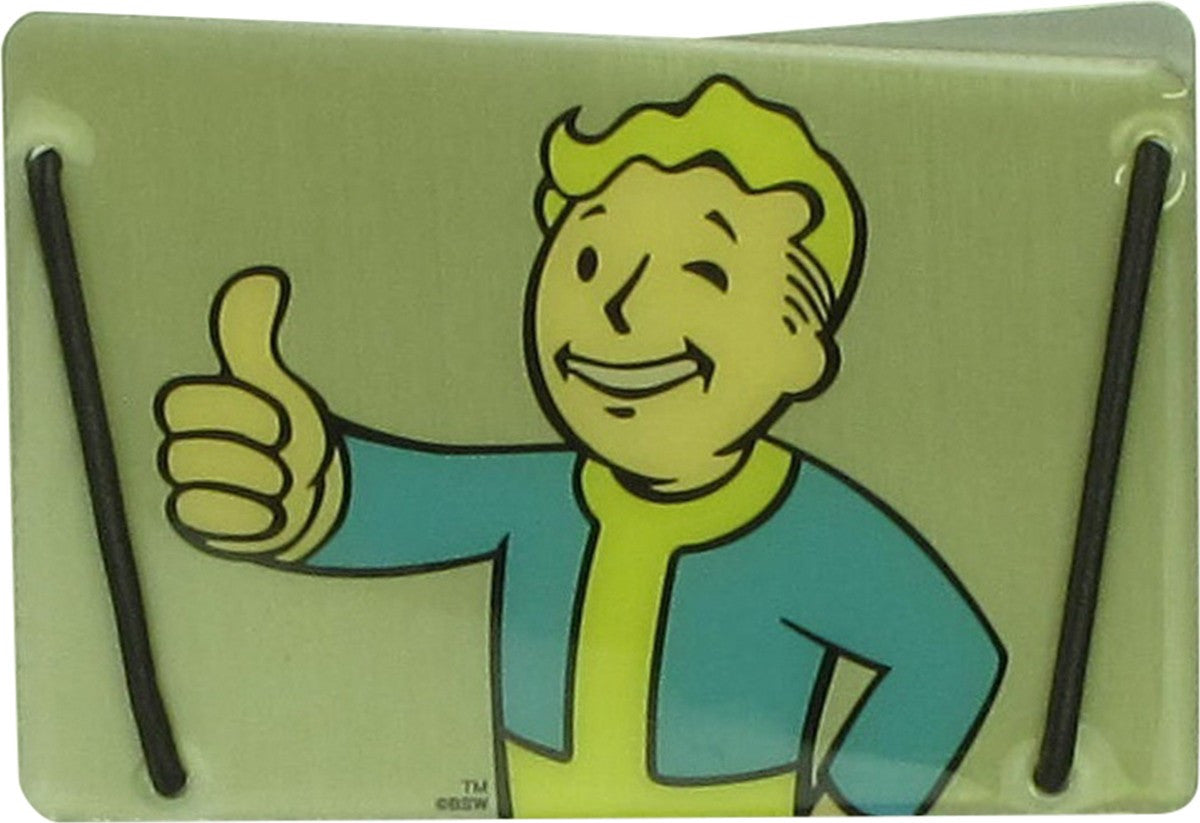 Fallout Vault Boy Logo Aluminum Card Wallet